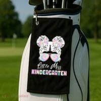 Little Miss Kindergarten Golf Towel thumb 2