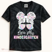 Little Miss Kindergarten Kids Tie-Dye T-Shirt thumb 0