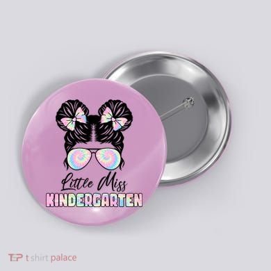 Little Miss Kindergarten Button
