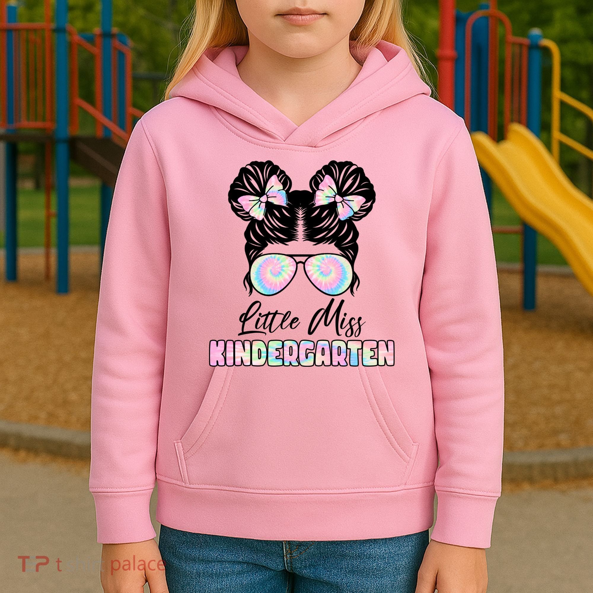 Little Miss Kindergarten Kids Hoodie