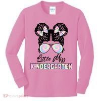 Little Miss Kindergarten Kids Long Sleeve Shirt thumb 0