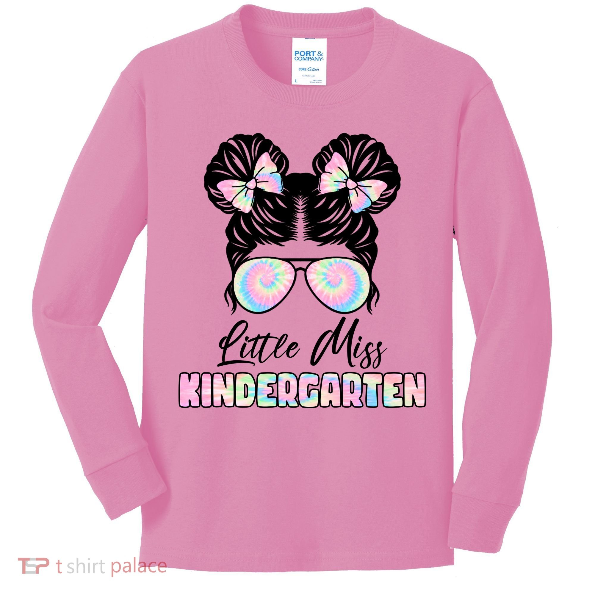 Little Miss Kindergarten Kids Long Sleeve Shirt