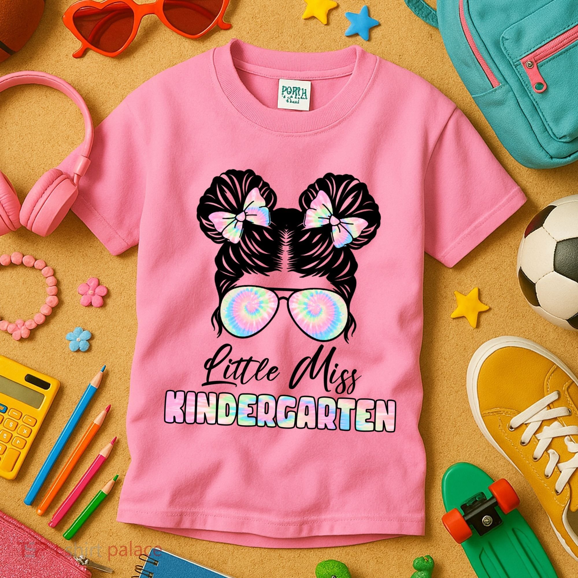 Little Miss Kindergarten Kids T-Shirt
