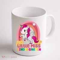Little Miss Kindergarten Rainbow Unicorn Coffee Mug thumb 1