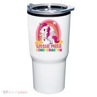 Little Miss Kindergarten Rainbow Unicorn Tumbler thumb 0