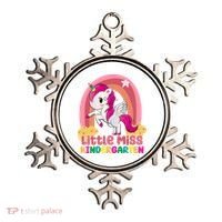 Little Miss Kindergarten Rainbow Unicorn Ornament thumb 0
