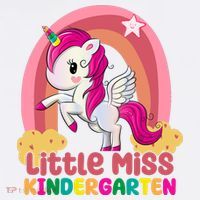 Little Miss Kindergarten Rainbow Unicorn Women's Tank Top thumb 5
