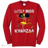 Little Miss Kwanzaa Outfits For Black Girl Sweatshirt thumb 0