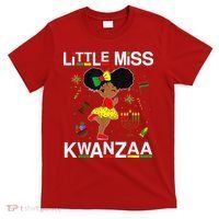 Little Miss Kwanzaa Outfits For Black Girl T-Shirt thumb 0