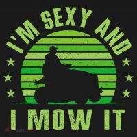 Lawn Mowing Landscaping Im Sexy And I Mow It Women's Hoodie thumb 2