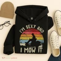 Lawn Mowing Landscaping Im Sexy And I Mow It Hoodie thumb 4