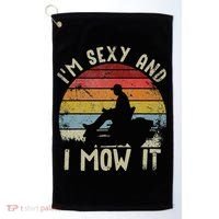Lawn Mowing Landscaping Im Sexy And I Mow It Golf Towel thumb 0