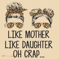 Like Mother Like Daughter Messy Bun Mom Happy Mothers Day Tote Bag thumb 4