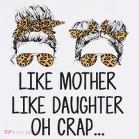 Like Mother Like Daughter Messy Bun Mom Happy Mothers Day Women's Tank Top thumb 5