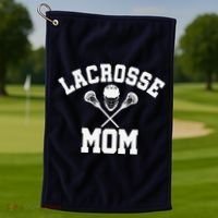 Lacrosse Mom Lax Sports Moms MotherS Day Gift Golf Towel thumb 1