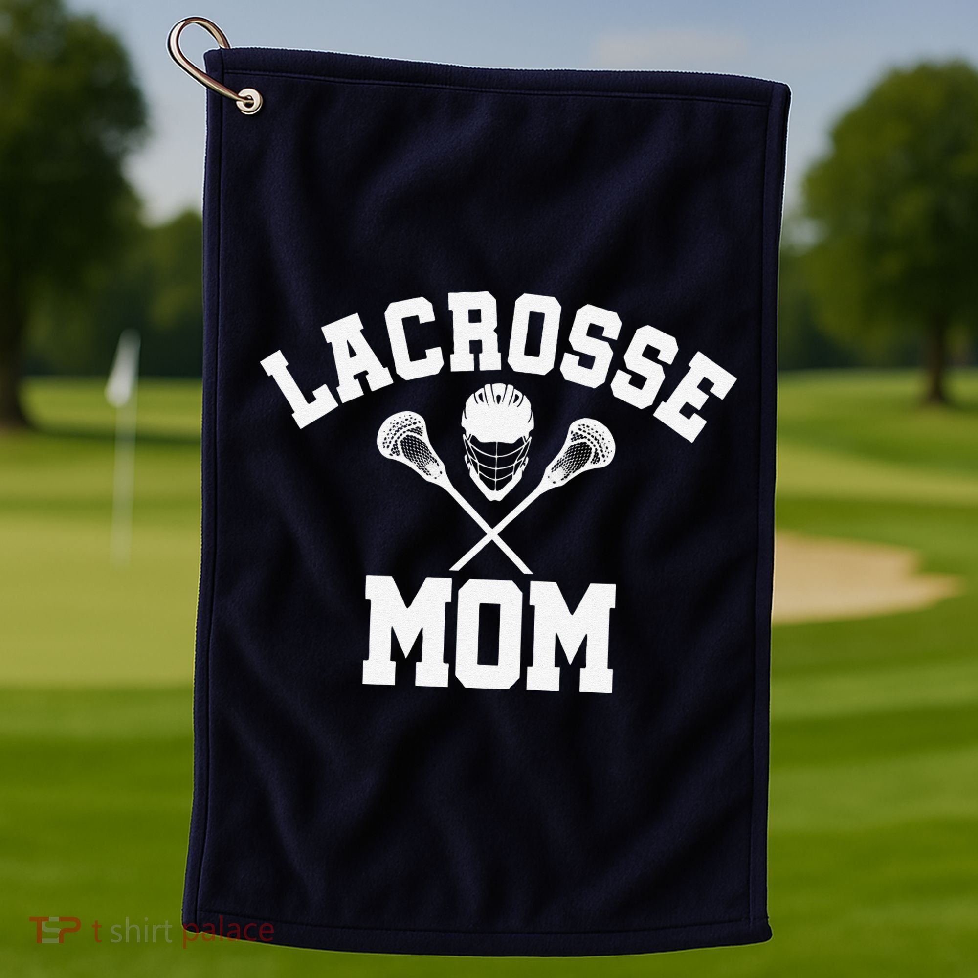 Lacrosse Mom Lax Sports Moms MotherS Day Gift Golf Towel