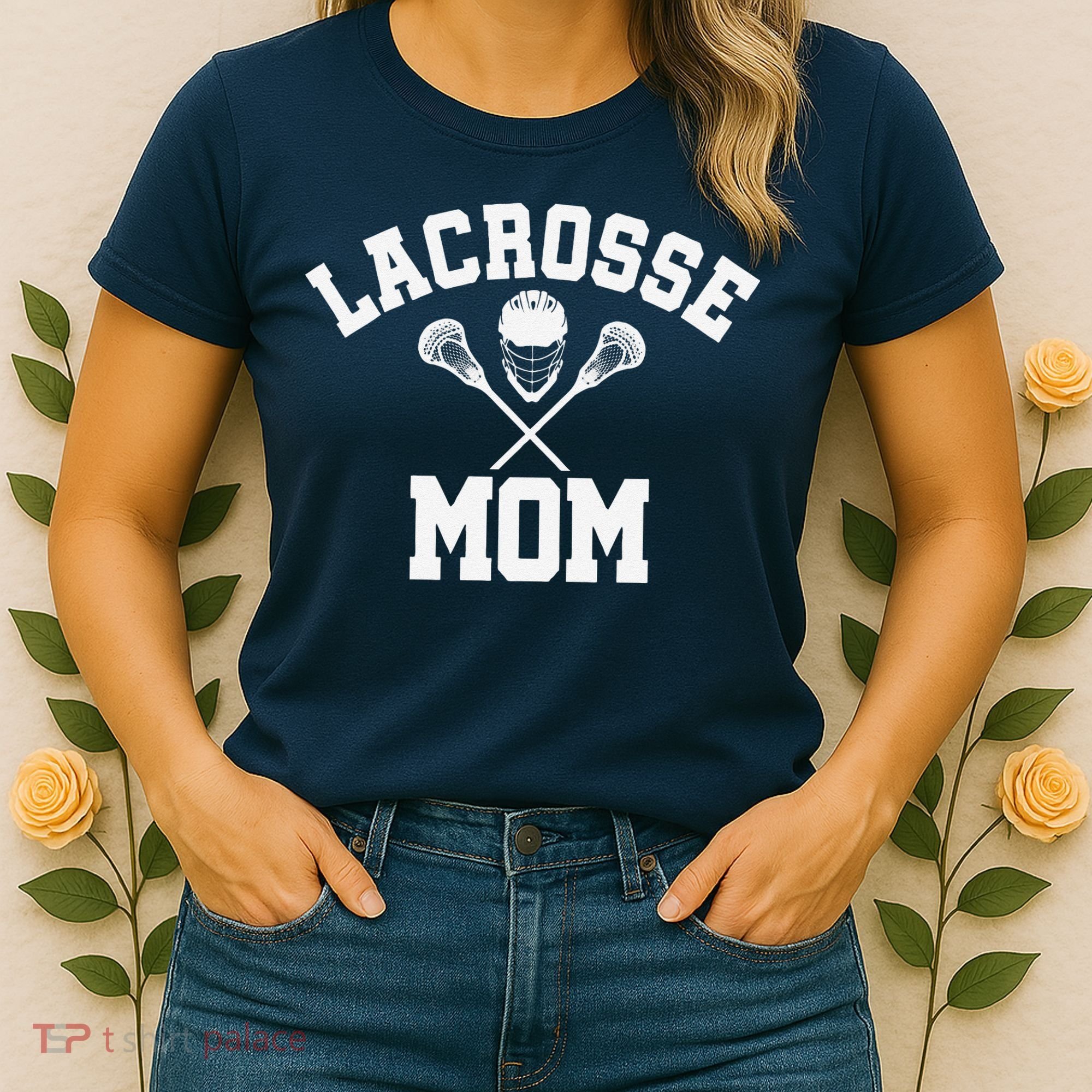 Lacrosse Mom Lax Sports Moms MotherS Day Gift Women's T-Shirt