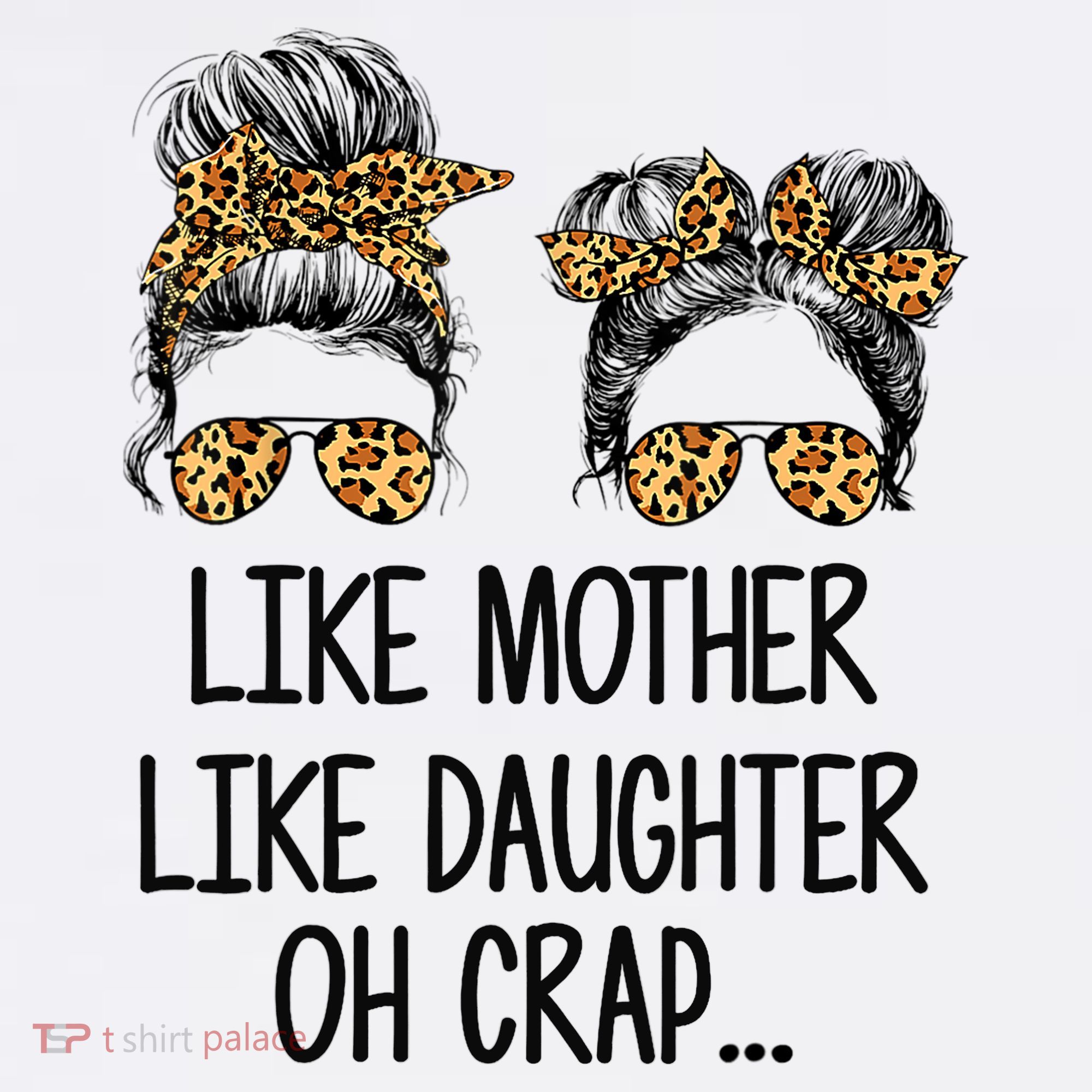 Like Mother Like Daughter Messy Bun Mom Happy Mothers Day Visor
