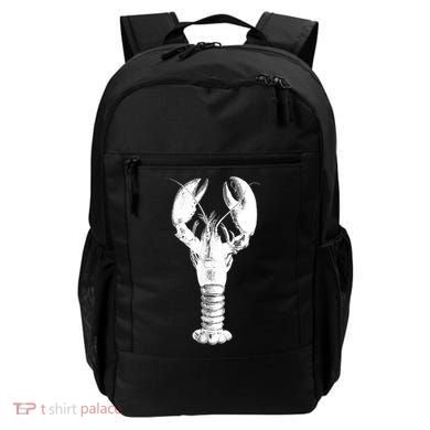 Large Maine Lobster in White Tee Backpack