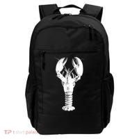 Large Maine Lobster in White Tee Backpack thumb 0