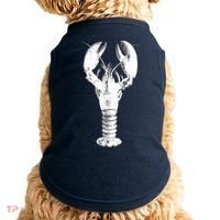 Large Maine Lobster in White Tee Doggie Tank thumb 0