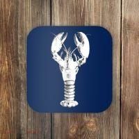 Large Maine Lobster in White Tee Coaster thumb 0