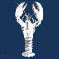Large Maine Lobster in White Tee Mousepad thumb 1