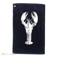 Large Maine Lobster in White Tee Golf Towel thumb 0