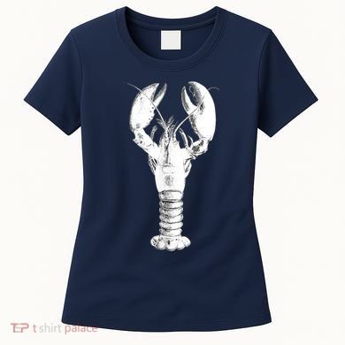 Large Maine Lobster in White Tee Women's T-Shirt