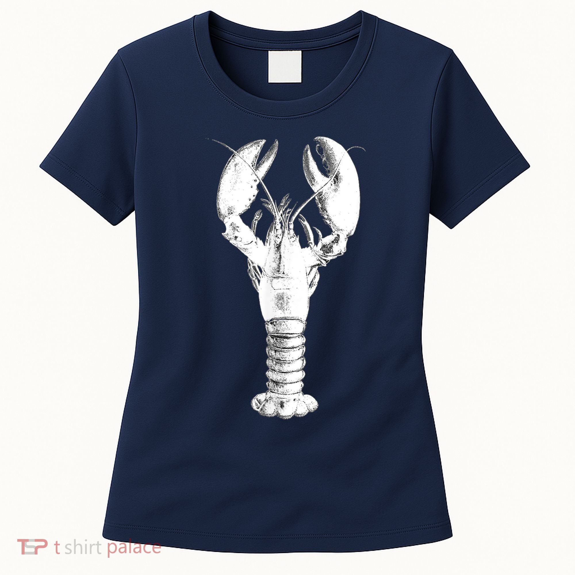 Large Maine Lobster in White Tee Women's T-Shirt