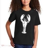 Large Maine Lobster in White Tee Kids T-Shirt thumb 2
