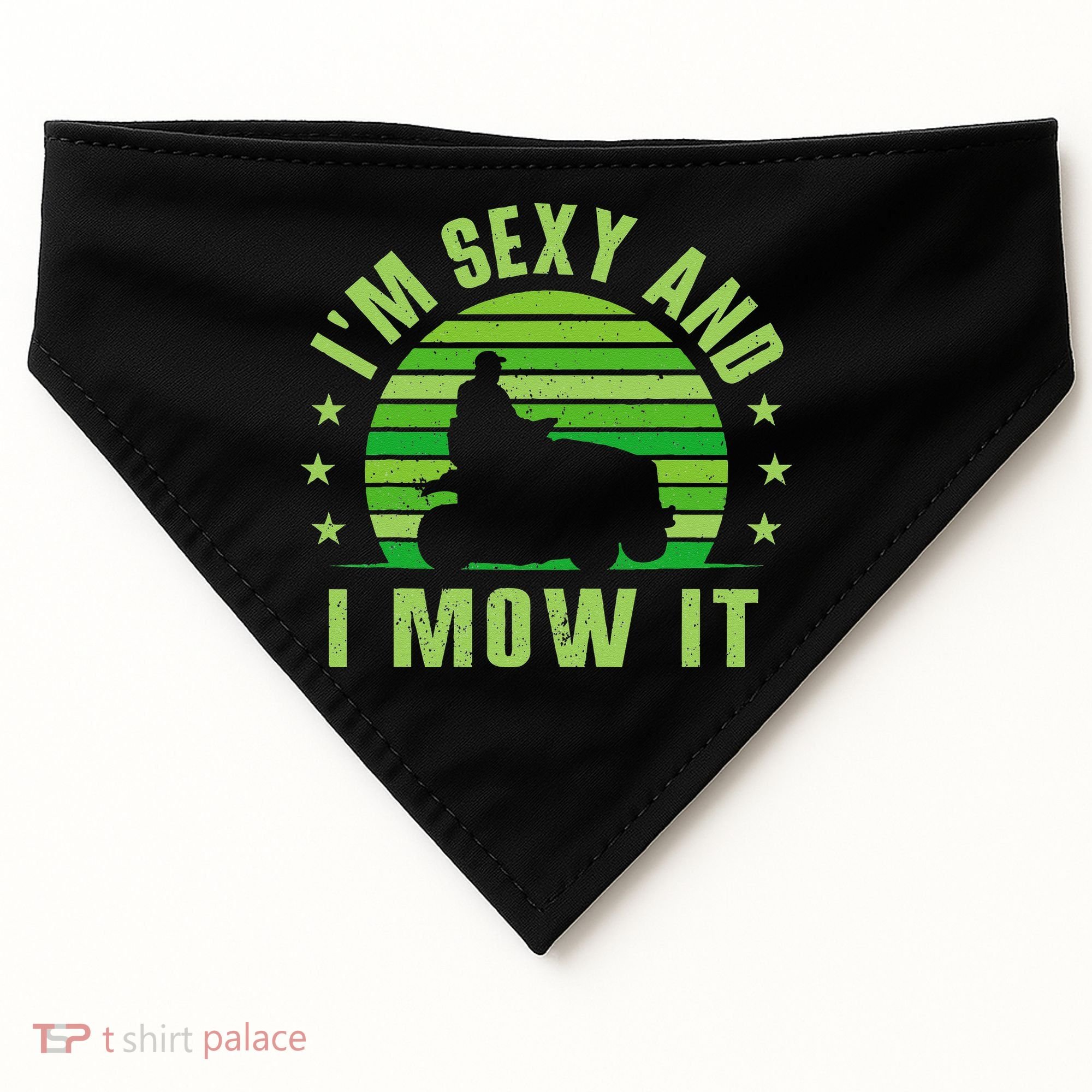 Lawn Mowing Landscaping Im Sexy And I Mow It USA-Made Doggie Bandana