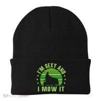 Lawn Mowing Landscaping Im Sexy And I Mow It Beanie thumb 0