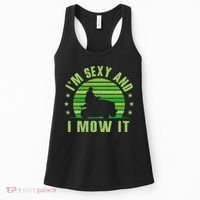 Lawn Mowing Landscaping Im Sexy And I Mow It Women's Tank Top thumb 0