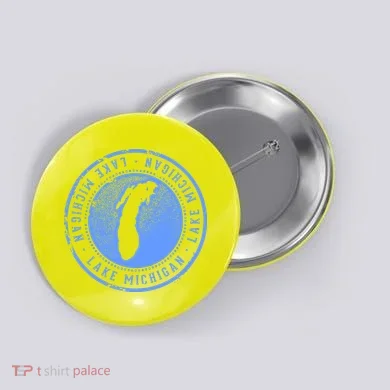 Lake Michigan Button