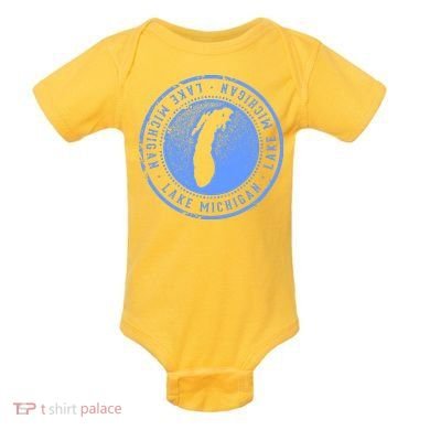 Lake Michigan Baby Bodysuit