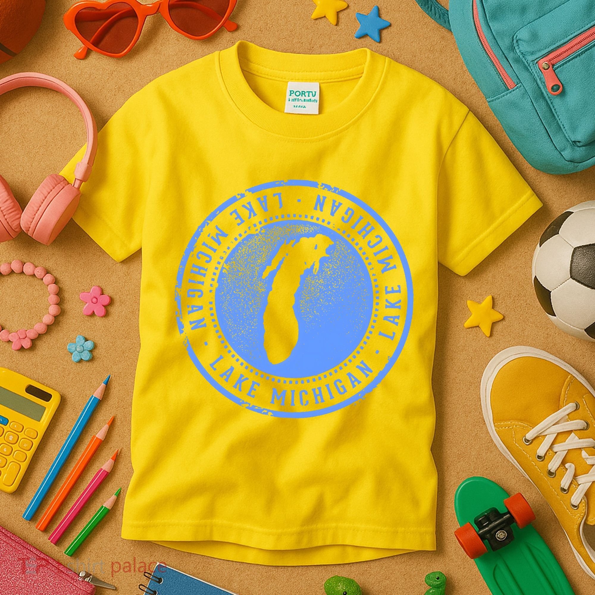 Lake Michigan Kids T-Shirt