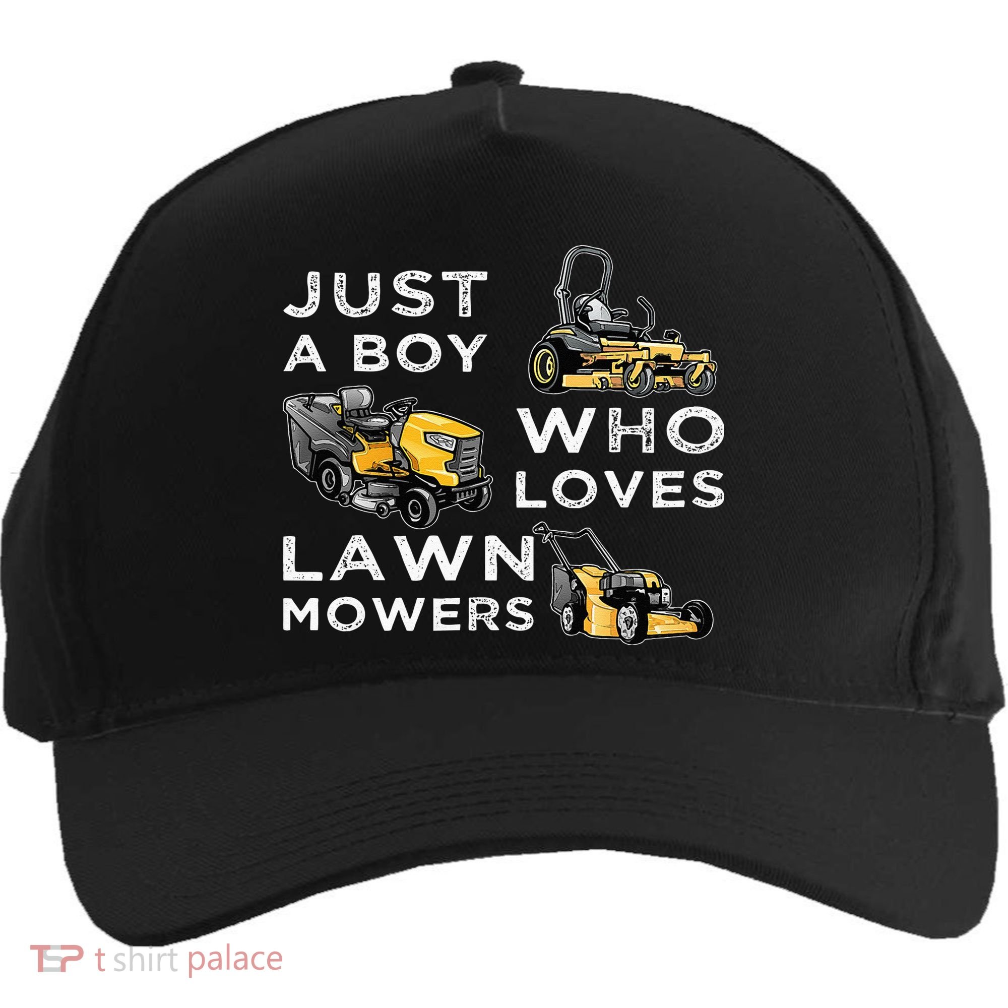 Lawn Mowing Lover For Just A Boy Who Loves Lawn Mowers Five-Panel Snapback Cap