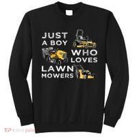 Lawn Mowing Lover For Just A Boy Who Loves Lawn Mowers Sweatshirt thumb 0
