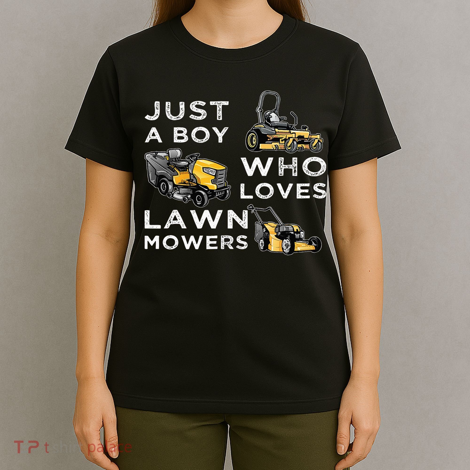 Lawn Mowing Lover For Just A Boy Who Loves Lawn Mowers T-Shirt
