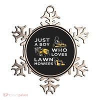 Lawn Mowing Lover For Just A Boy Who Loves Lawn Mowers Ornament thumb 0