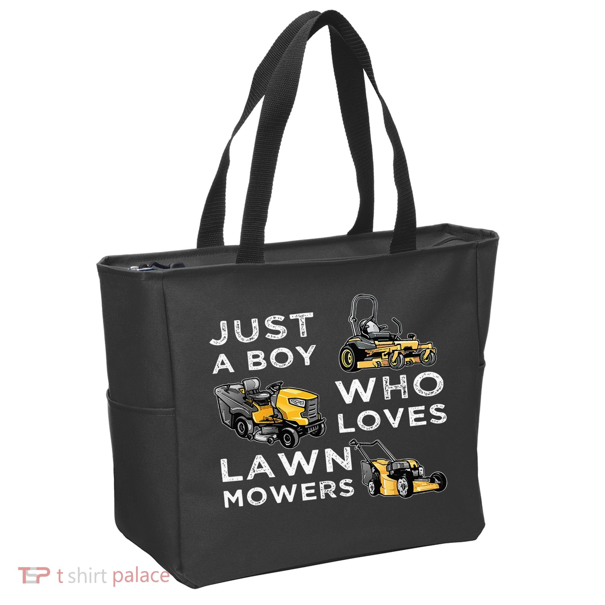 Lawn Mowing Lover For Just A Boy Who Loves Lawn Mowers Tote Bag