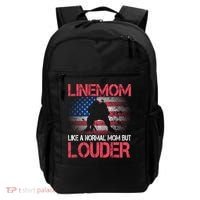 Line Mom Linemom American Football Line Funny Gift Backpack thumb 0