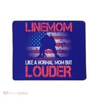 Line Mom Linemom American Football Line Funny Gift Mousepad thumb 0