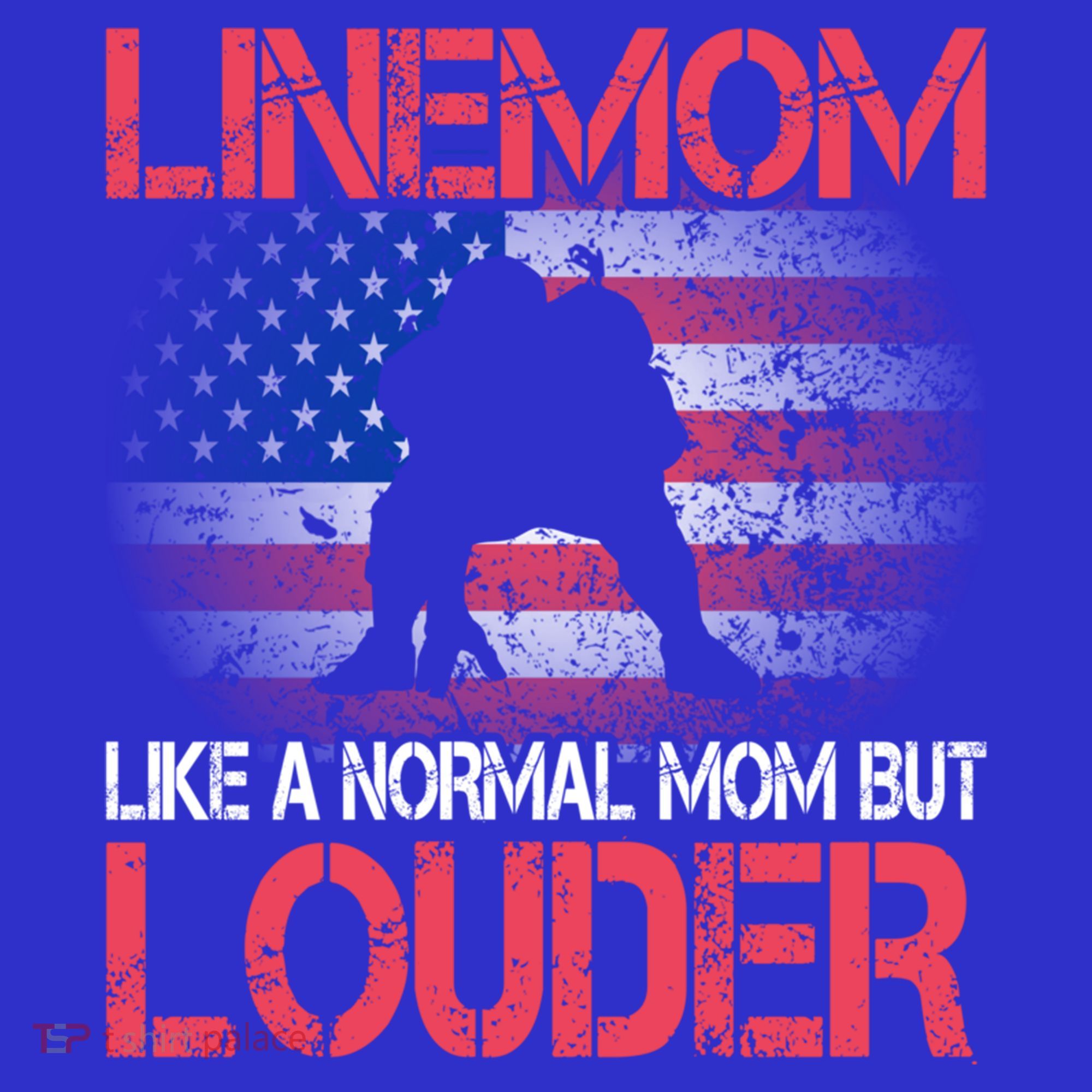 Line Mom Linemom American Football Line Funny Gift Women's Tank Top