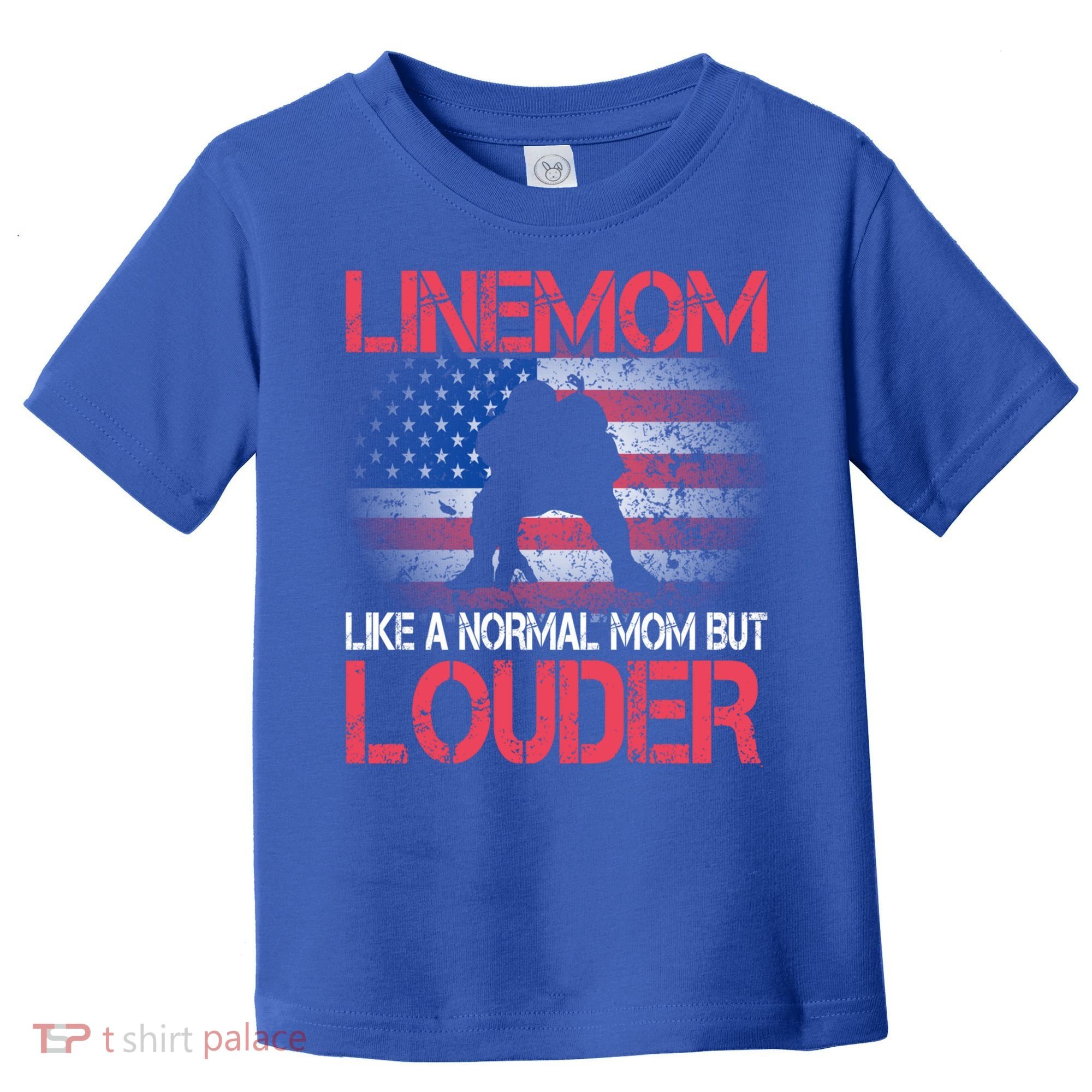 Line Mom Linemom American Football Line Funny Gift Toddler T-Shirt