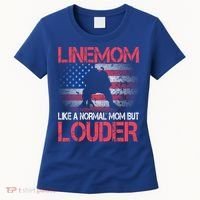 Line Mom Linemom American Football Line Funny Gift Women's T-Shirt thumb 0