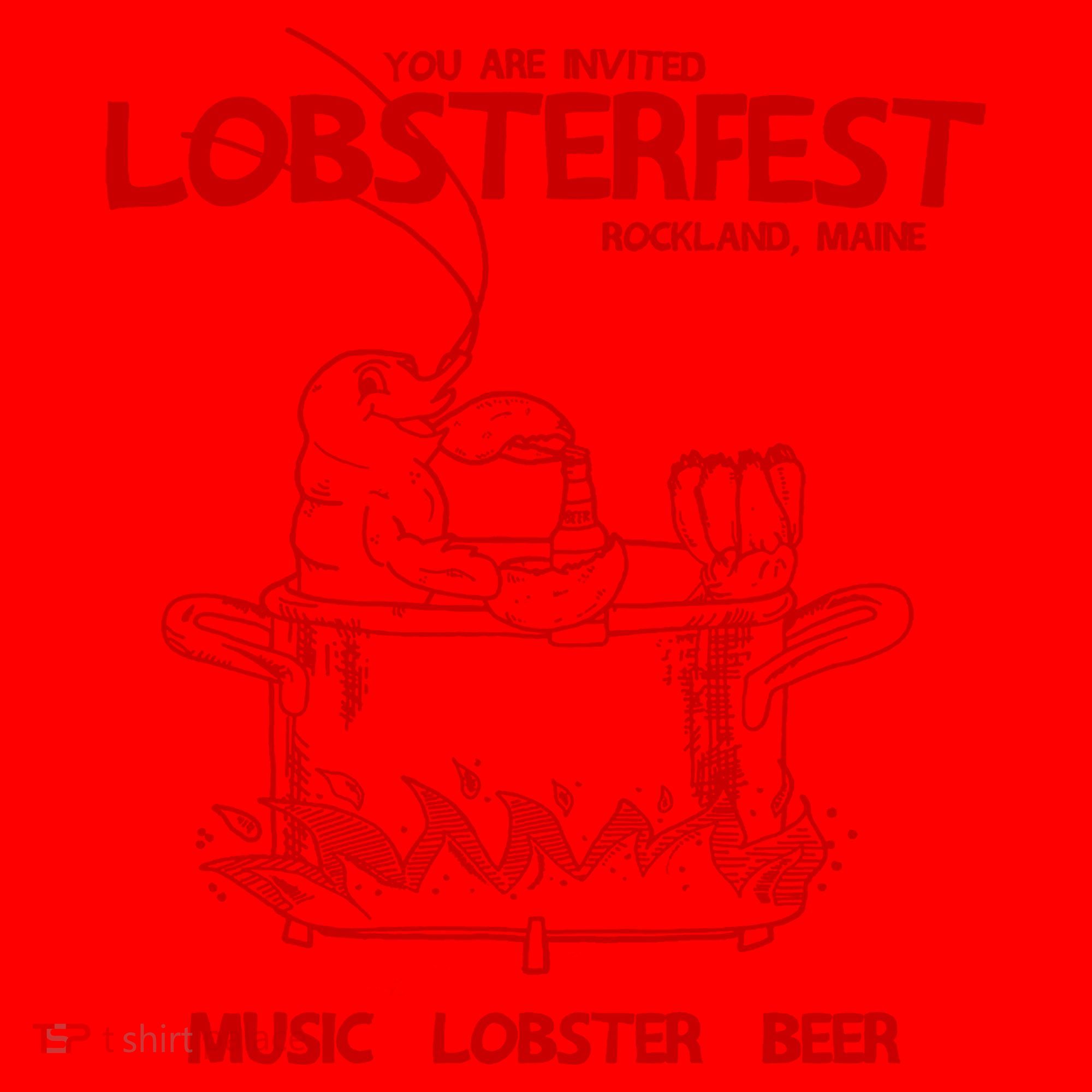 Lobsterfest Maine Santa Hat