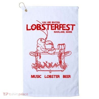 Lobsterfest Maine Golf Towel