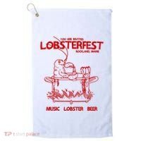 Lobsterfest Maine Golf Towel thumb 0